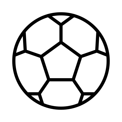 Ballon de foot icône